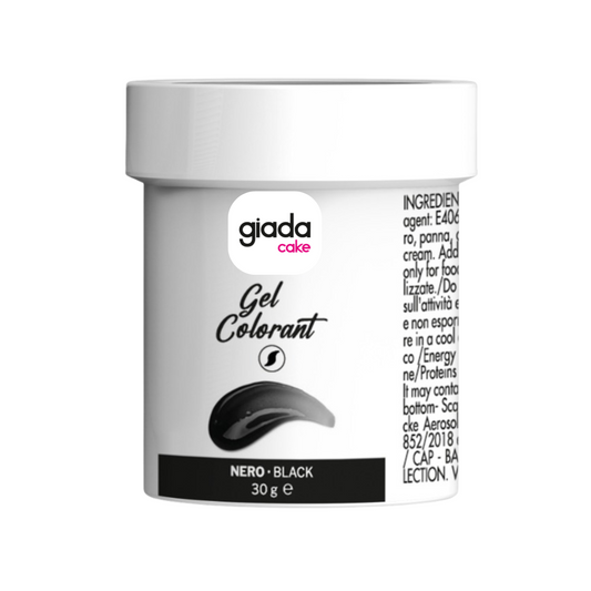 Colorante gel Nero gr.30