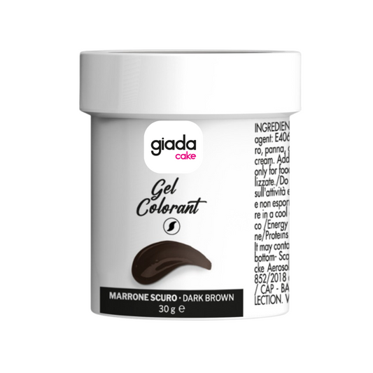 Colorante gel Marrone scuro gr.30