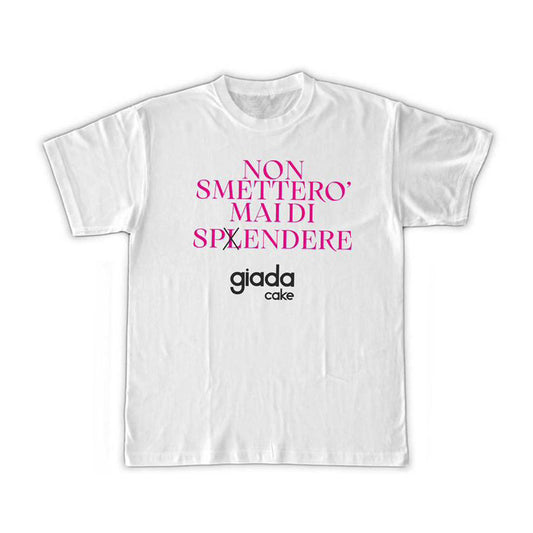 T-shirt “Non smettere mai di...” – Edizione Giada x Art Pop